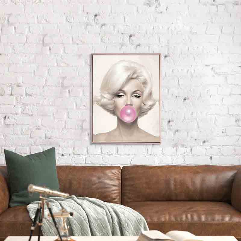 Marilyn in pink-Wall art decor - Image 13
