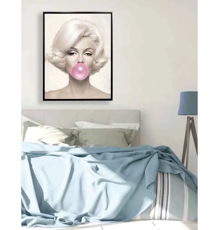 Marilyn in pink-Wall art decor - Image 7