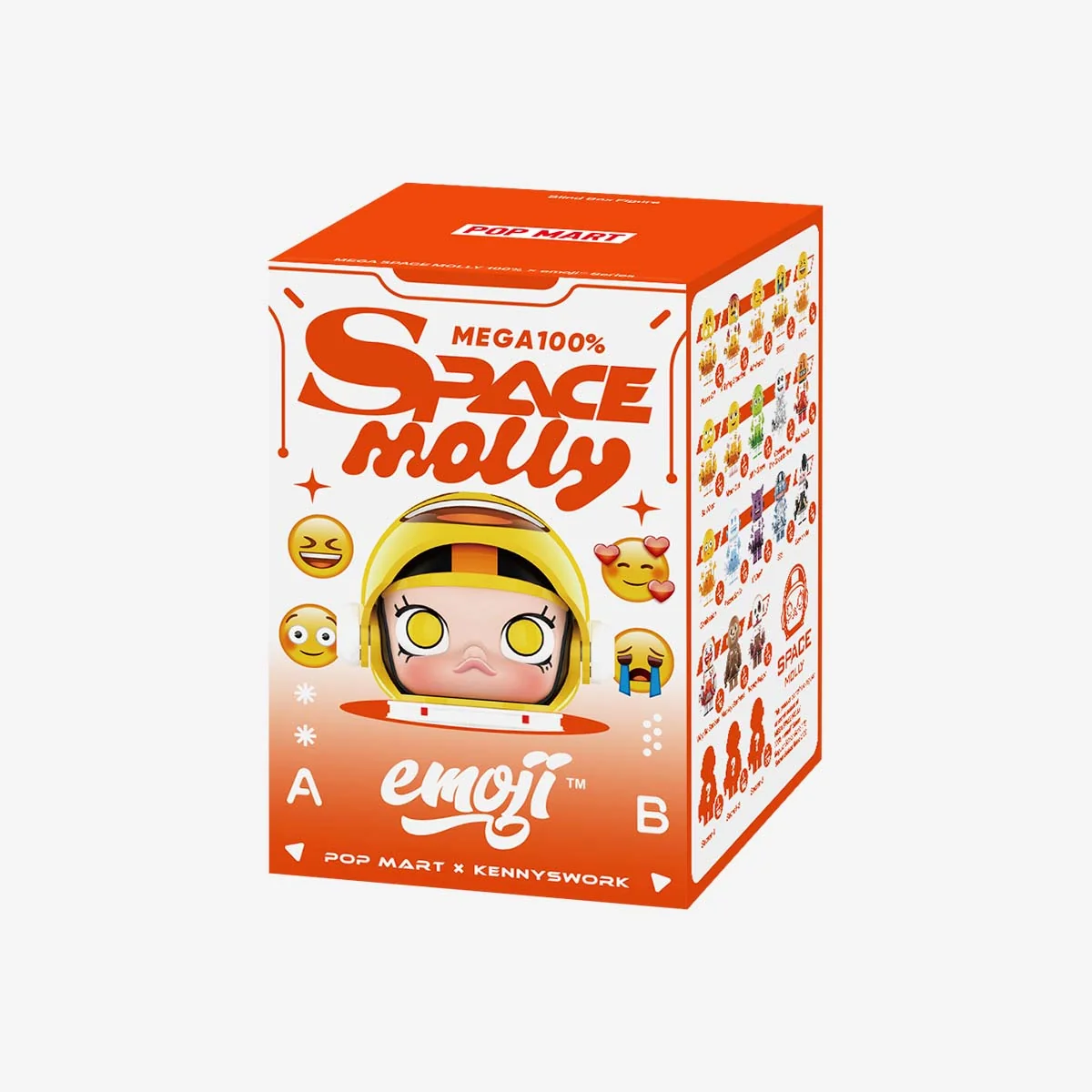 MEGA SPACE MOLLY 100% × emoji™ Series