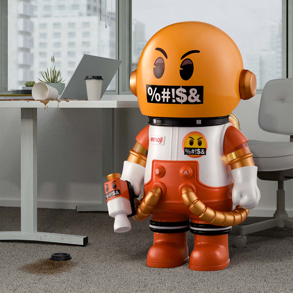 MEGA SPACE MOLLY 100% × emoji™ Series - Image 5