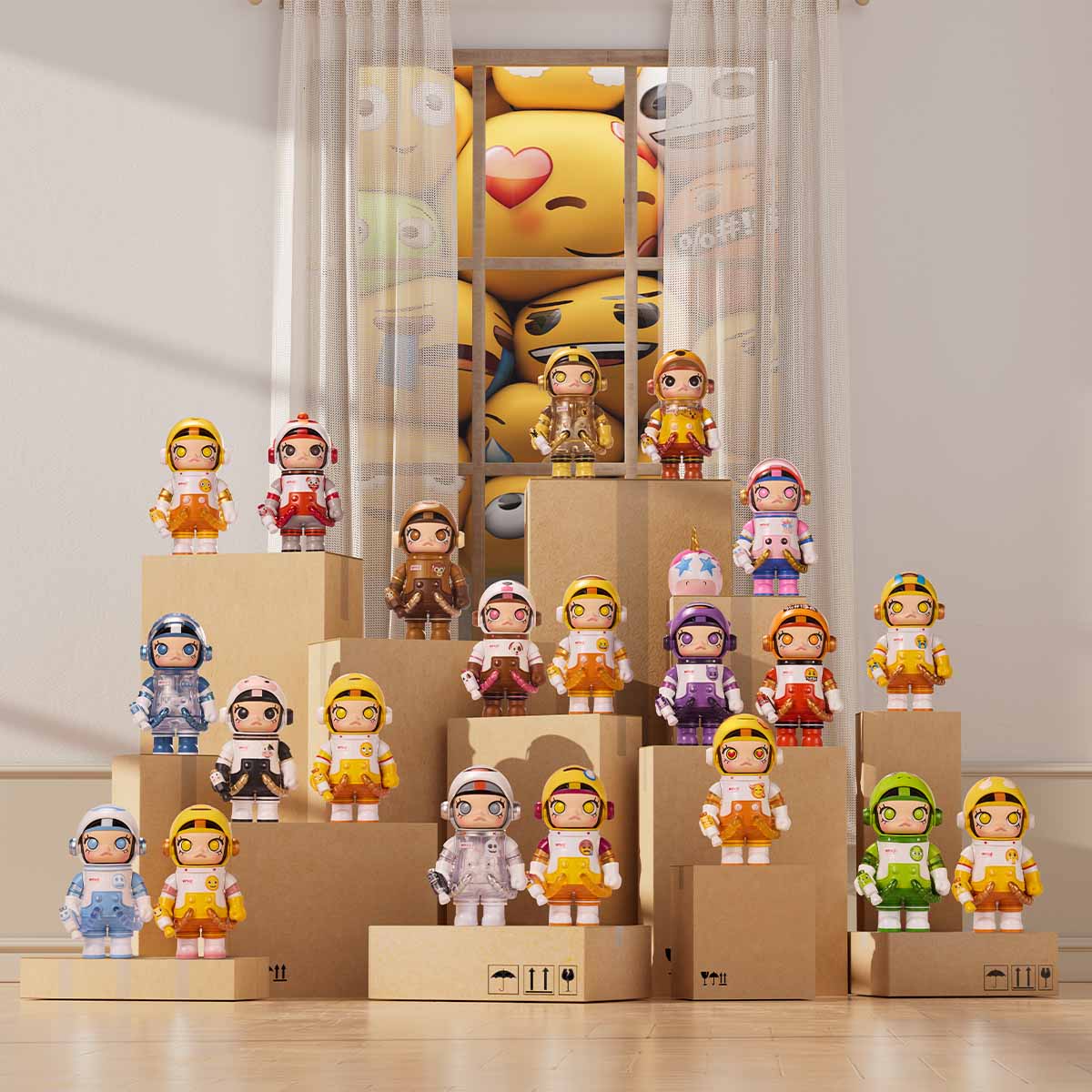 MEGA SPACE MOLLY 100% × emoji™ Series - Image 9