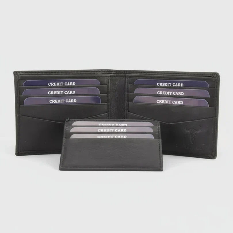 Men's RFID Bifold Wallet with Removable Card Sleeve - Image 4
