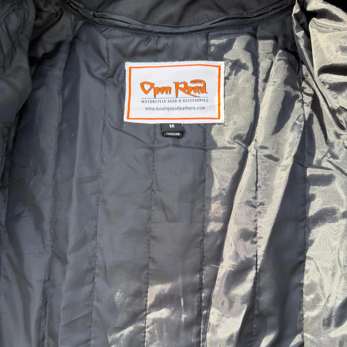 Men's Textile Motorcycle Jacket. Protective Armor, Reflective Strips & Multiple Pockets - Image 14