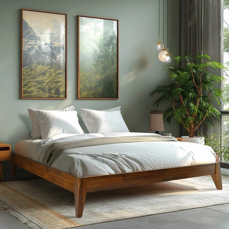 Mervyn Solid Wood Platform Bed - Image 10