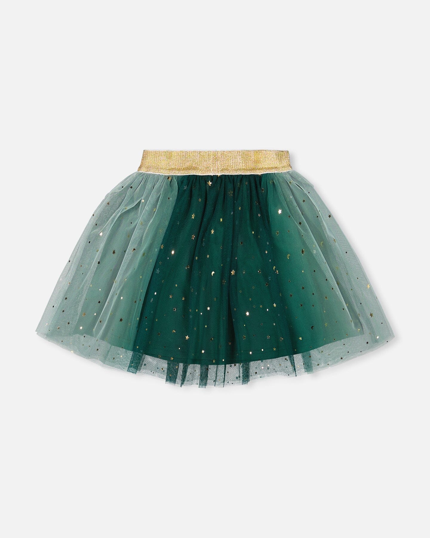 Mesh Skirt With Bow Forest Green - Image 3