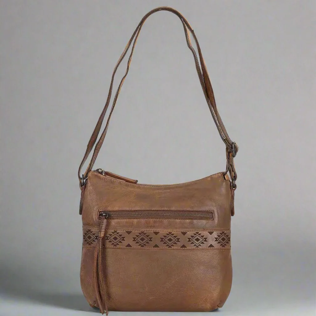 MET Crossbody Bag with Aztec Design - Image 10