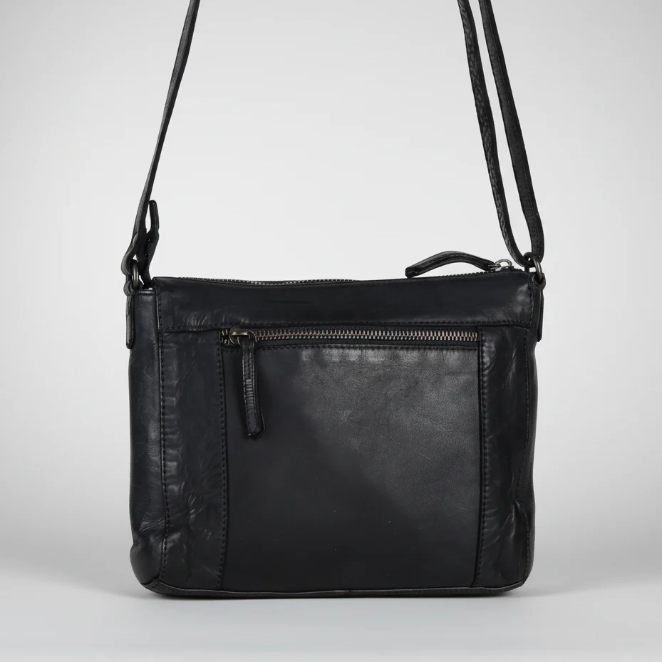 MET Crossbody Organizer Leather Bag - Image 2