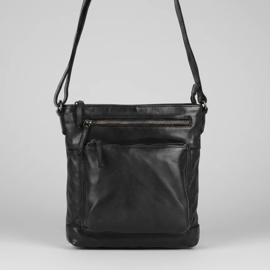 MET Leather Crossbody Bag - Image 4
