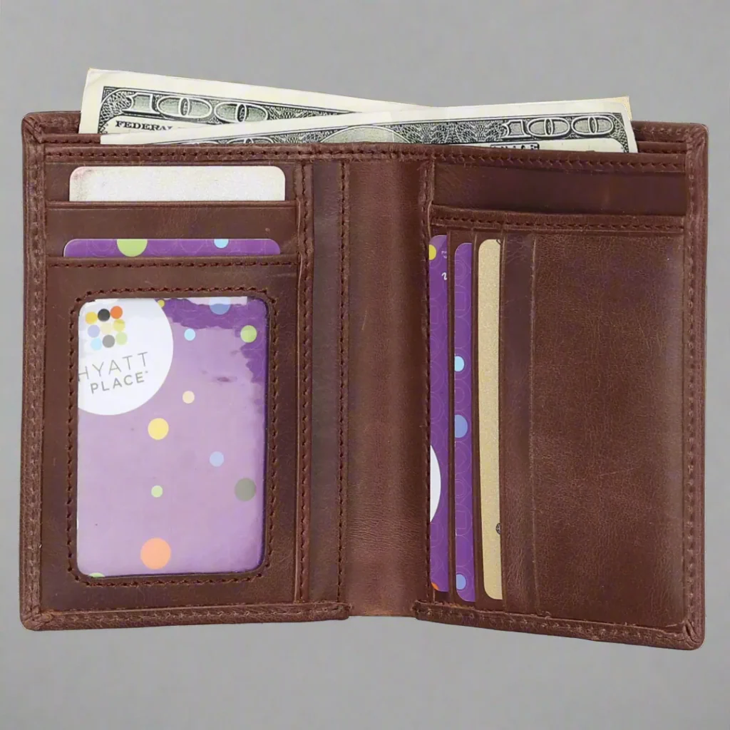 MET Men’s Upright Leather Wallet - Image 3