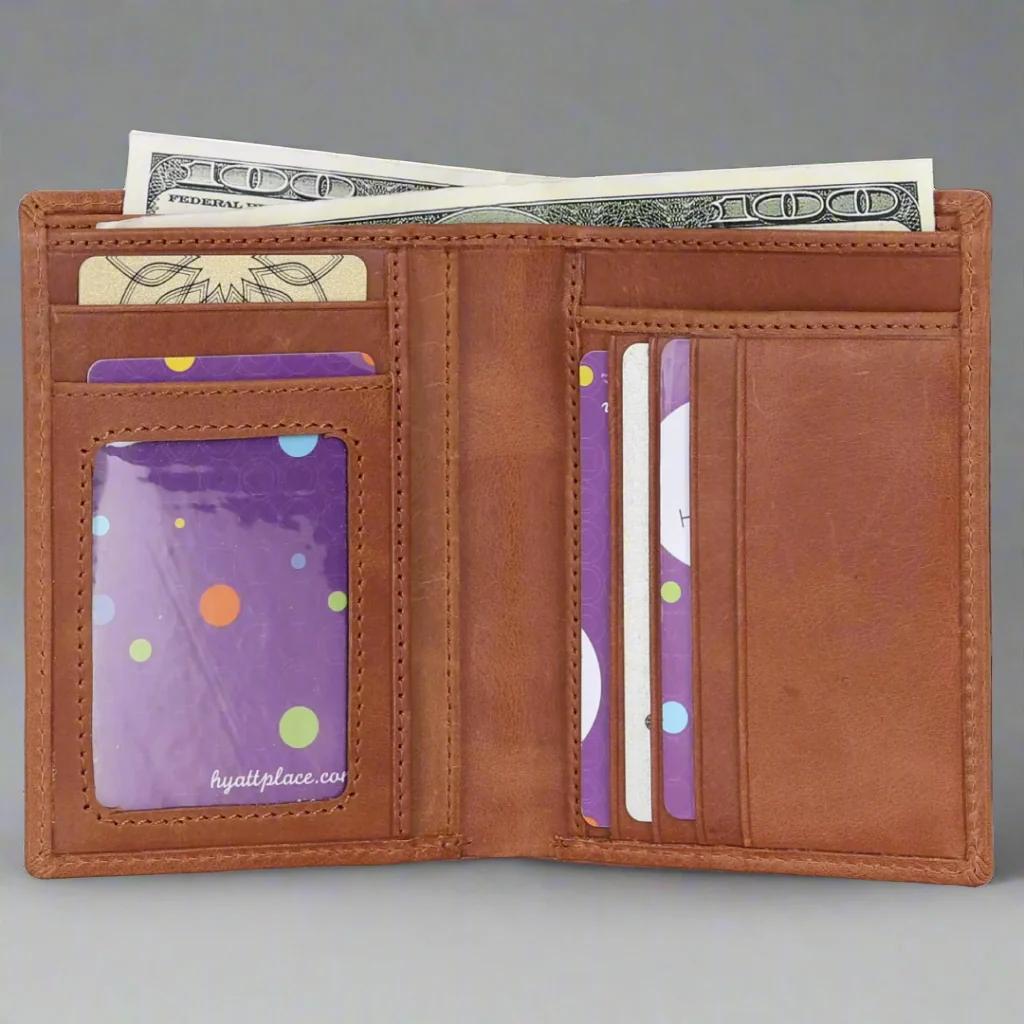 MET Men’s Upright Leather Wallet - Image 7