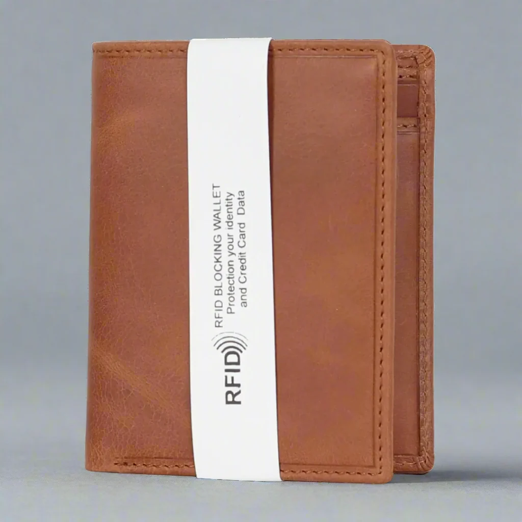 MET Men’s Upright Leather Wallet - Image 8