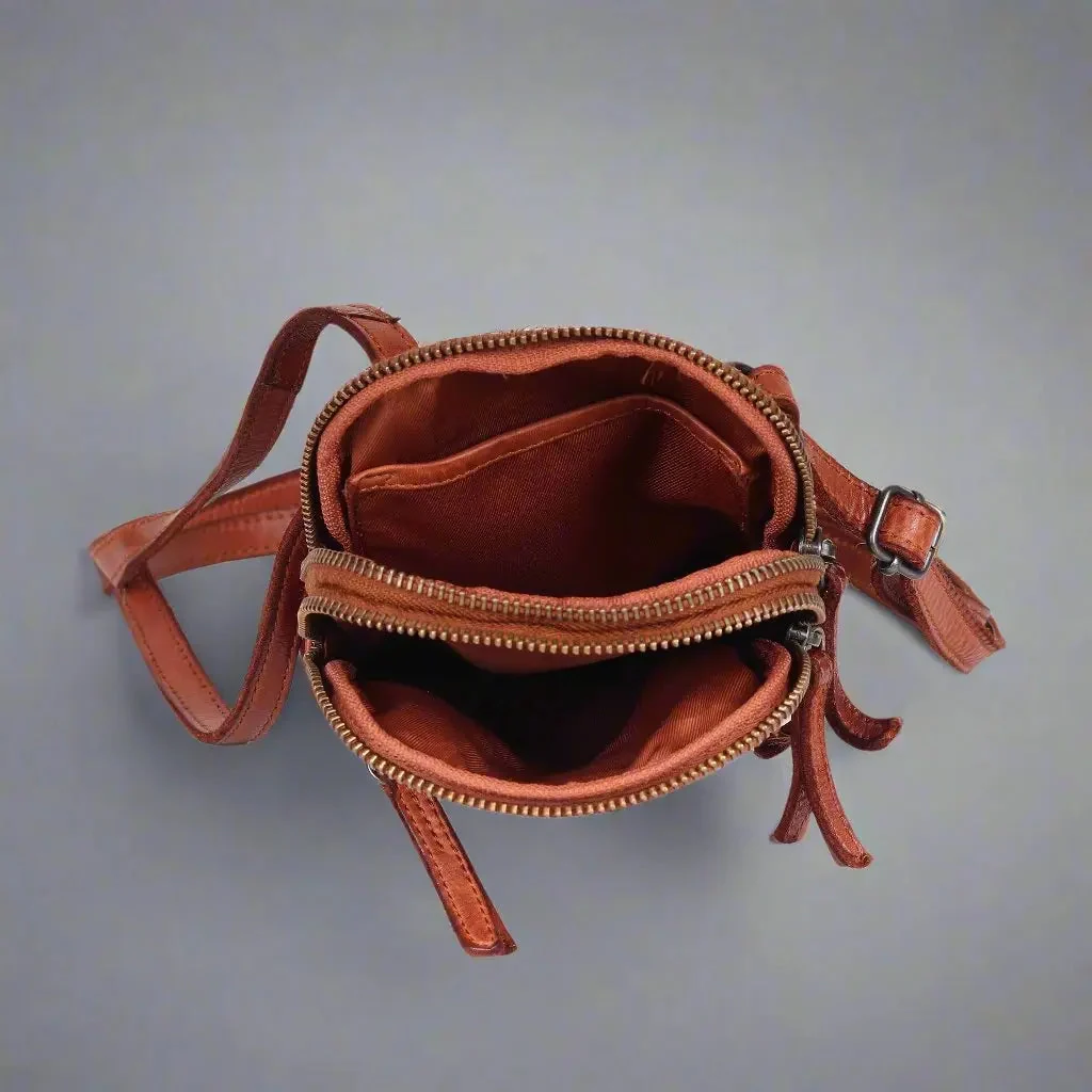 MET Small Leather Crossbody Bag - Image 14