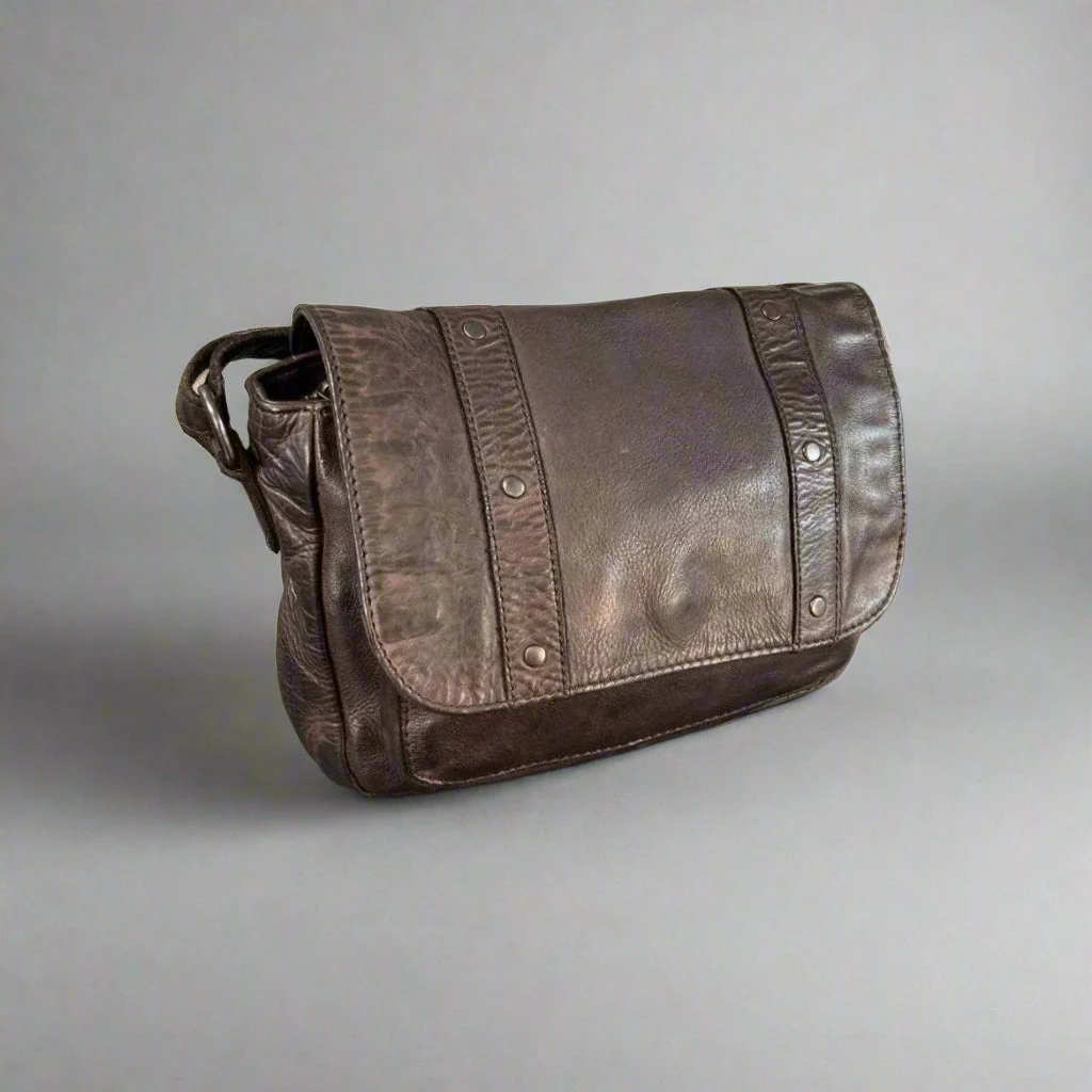 MET Studded Leather Crossbody Bag - Image 3