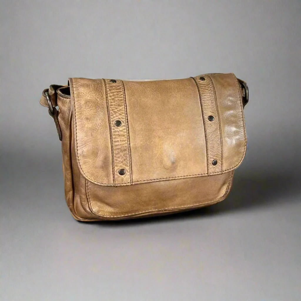MET Studded Leather Crossbody Bag - Image 4