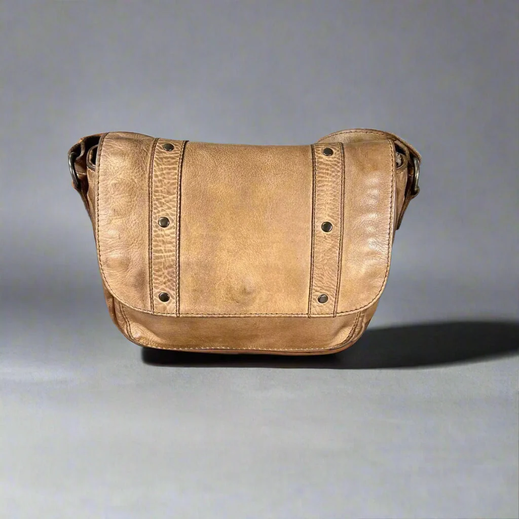 MET Studded Leather Crossbody Bag - Image 6