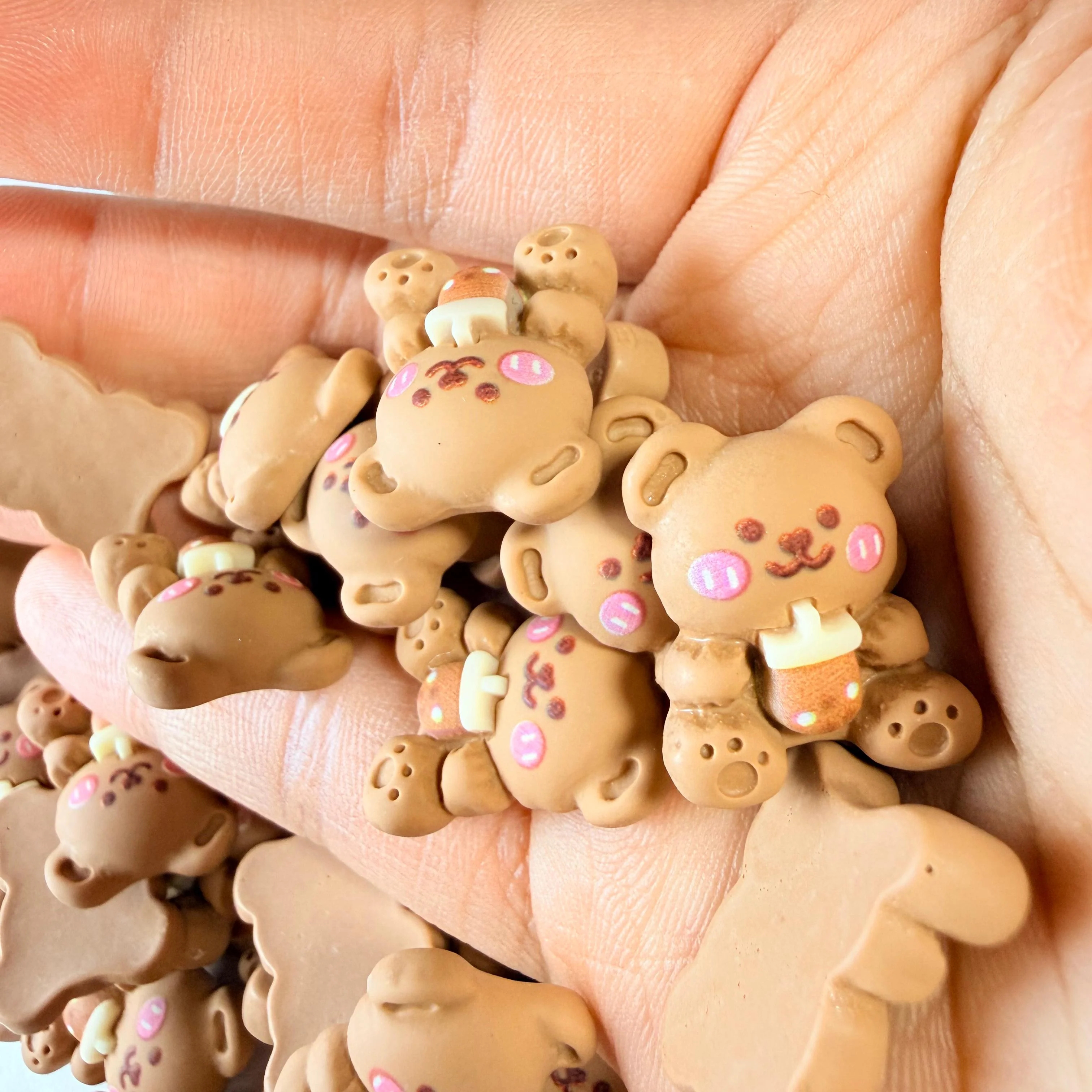 Milk Tea Bear Charms for DIY Crafts - Image 3