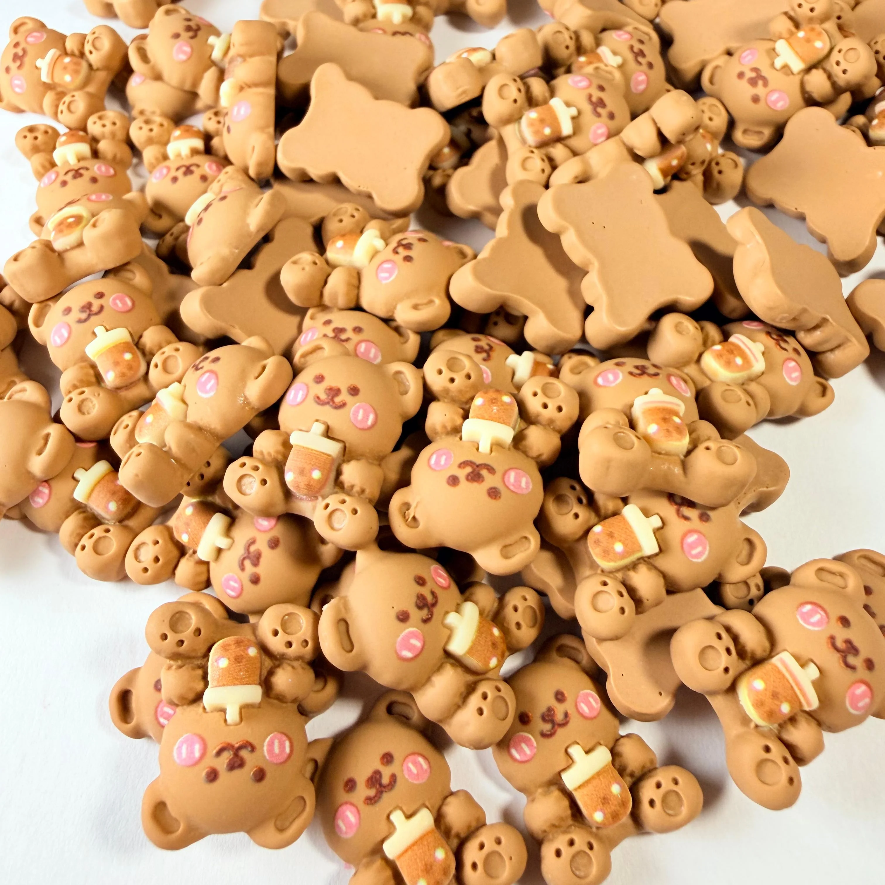 Milk Tea Bear Charms for DIY Crafts - Image 4