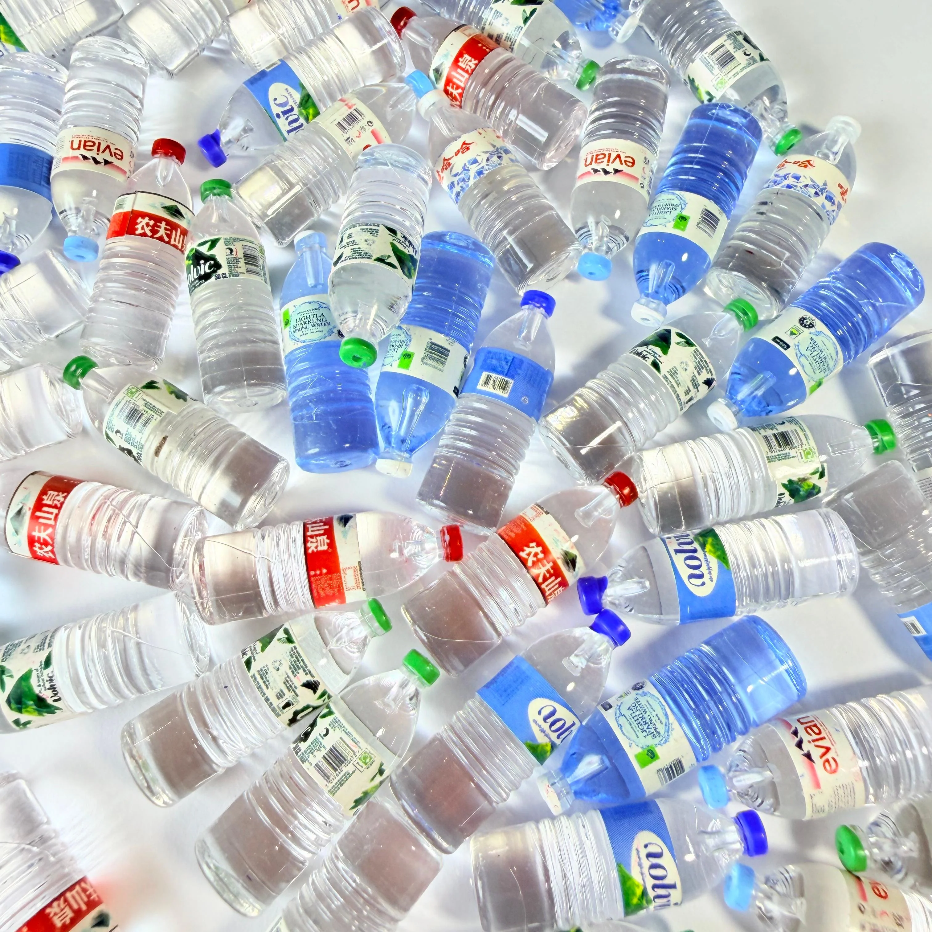 Mixed Mini Water Bottles Charms for DIY Crafts - Image 2