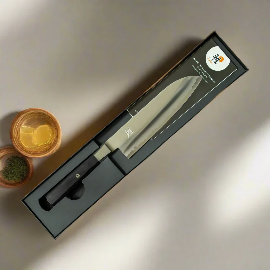 Miyabi 4000 FC Santoku Knife 7" – Black Handle - Image 3
