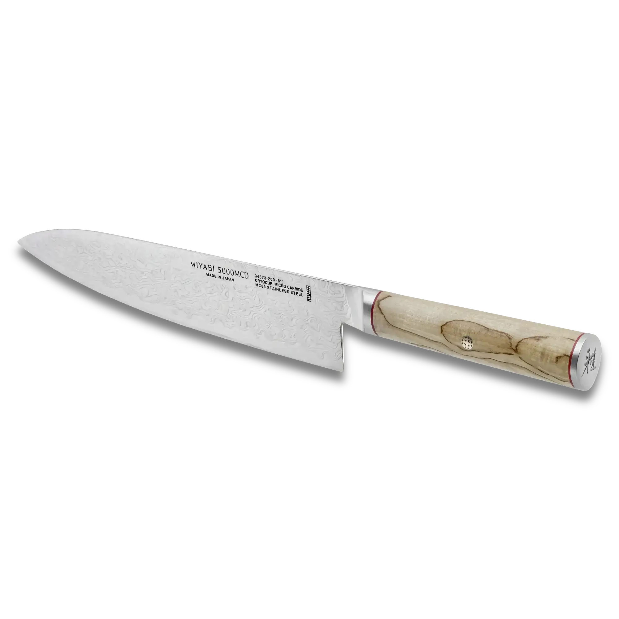 Miyabi Gyutoh Knife 8" – Birchwood, 5000 MCD Series - Image 3