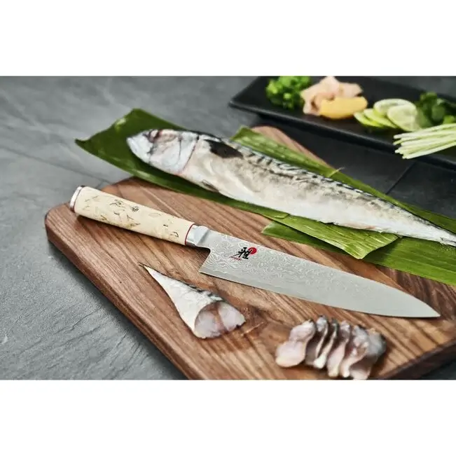 Miyabi Gyutoh Knife 8" – Birchwood, 5000 MCD Series - Image 6