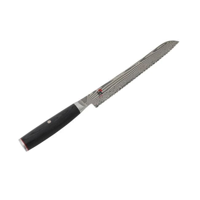 Miyabi Kaizen II 5000FCD Bread Knife 9.5" – FC61, Damascus Steel - Image 4