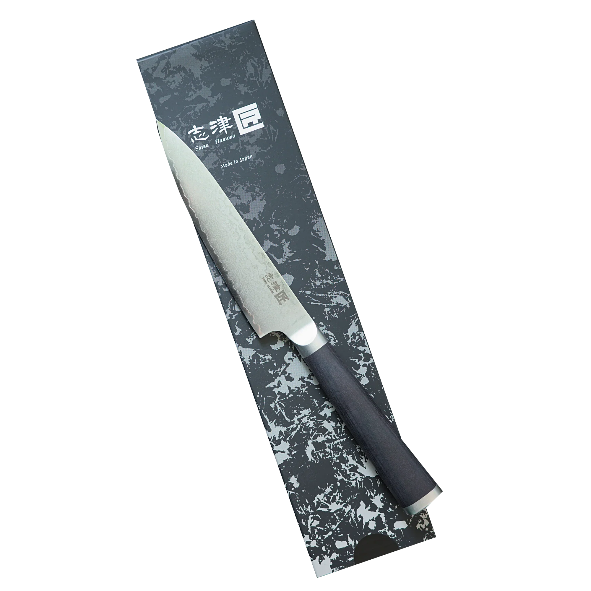 Miyako SUS 130mm Petty Knife - 33 Layer Damascus Steel Blade – Made in Japan - Image 5
