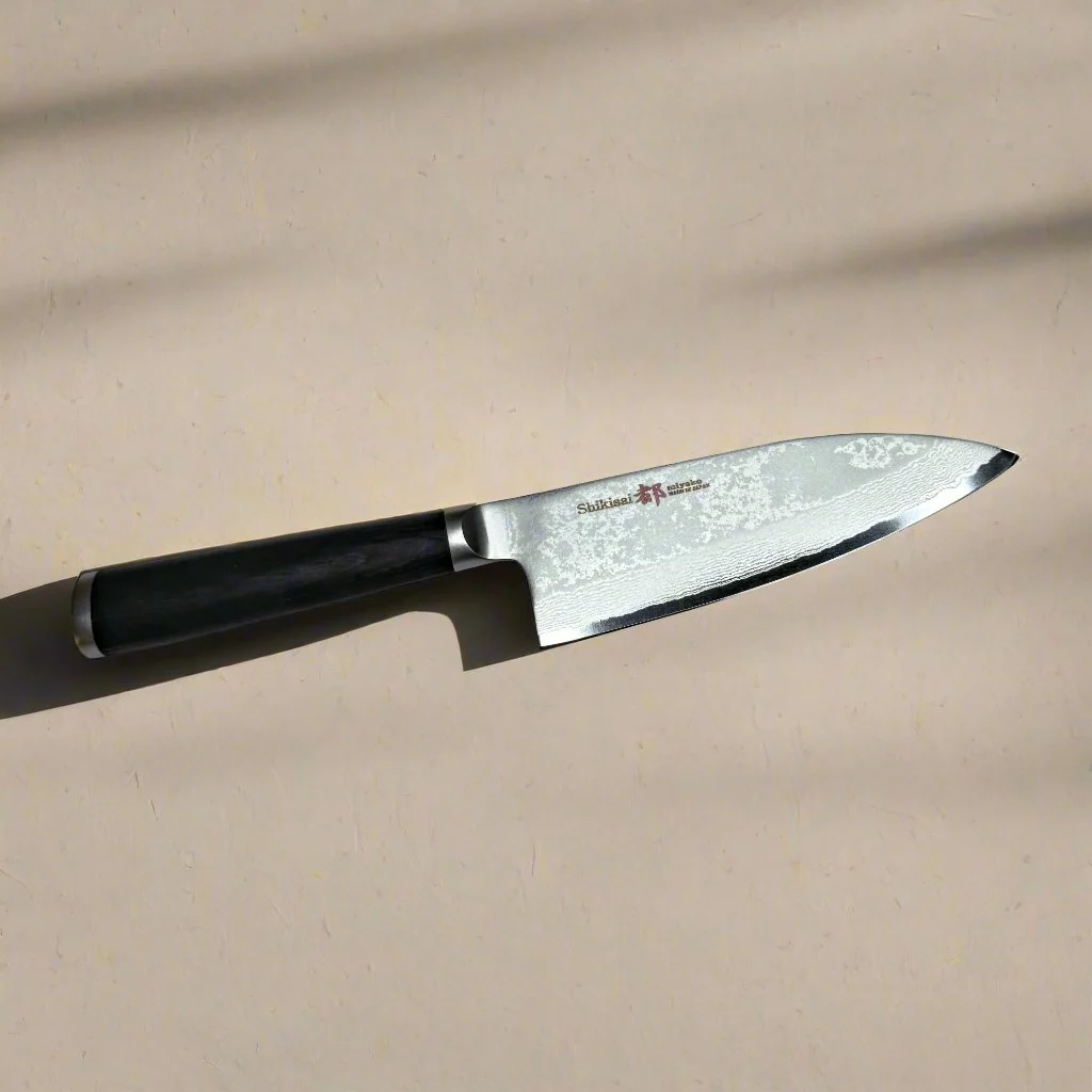 Miyako SUS 165mm Deba Knife Right Hand | 33 Layer Damascus Steel Blade  – Made in Japan - Image 8