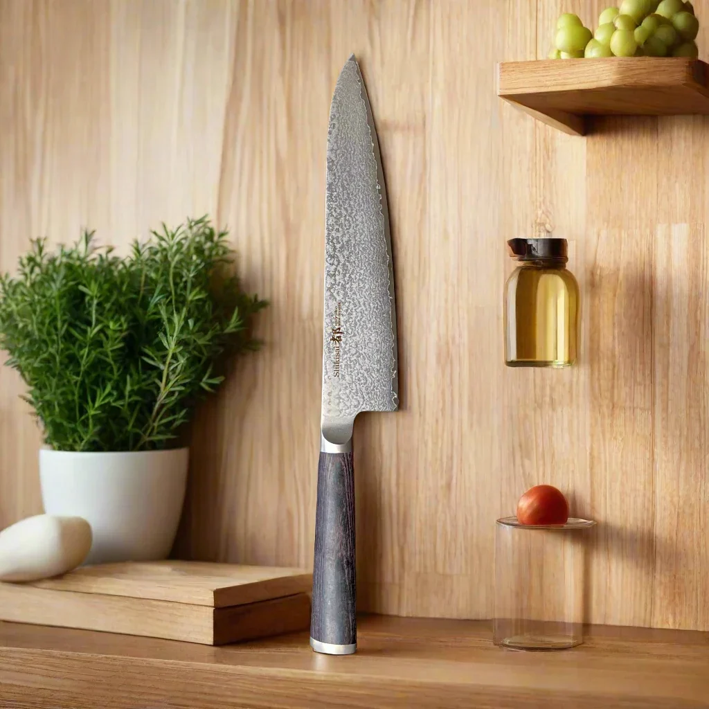 Miyako SUS 210mm Gyuto Knife | 33 Layer Damascus Steel Blade – Made in Japan - Image 2