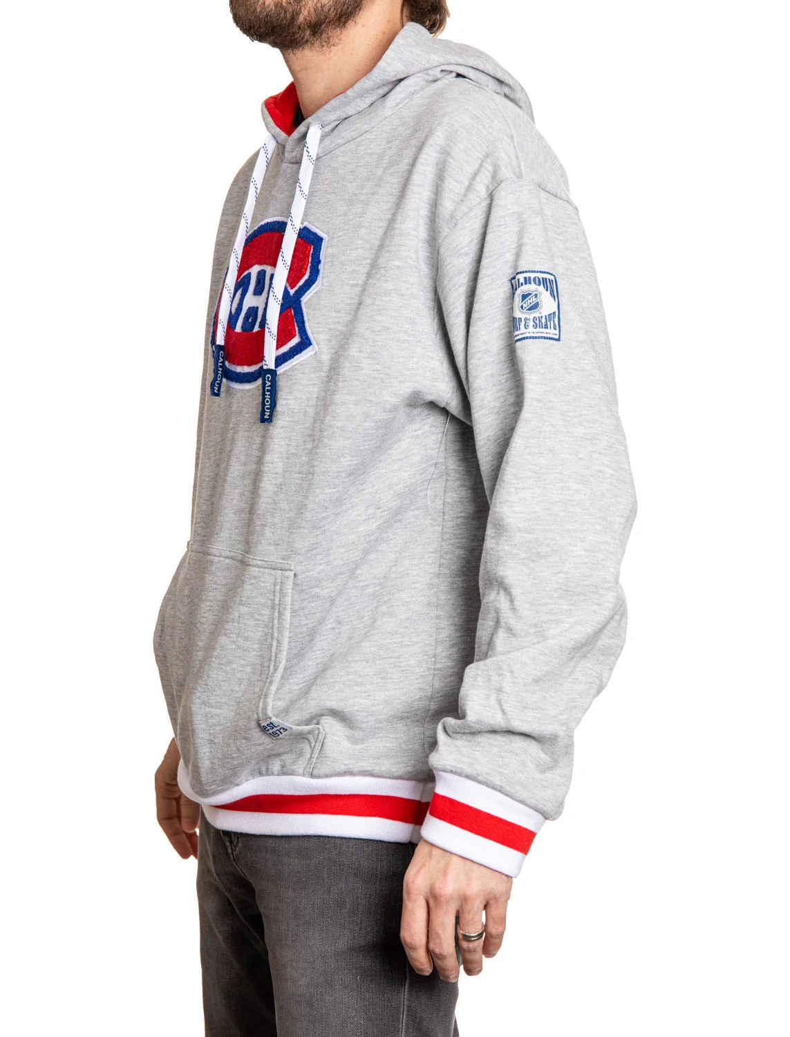 Montreal Canadiens "Muskoka Style" Premium Chenille Woven Logo Hoodie - Image 2