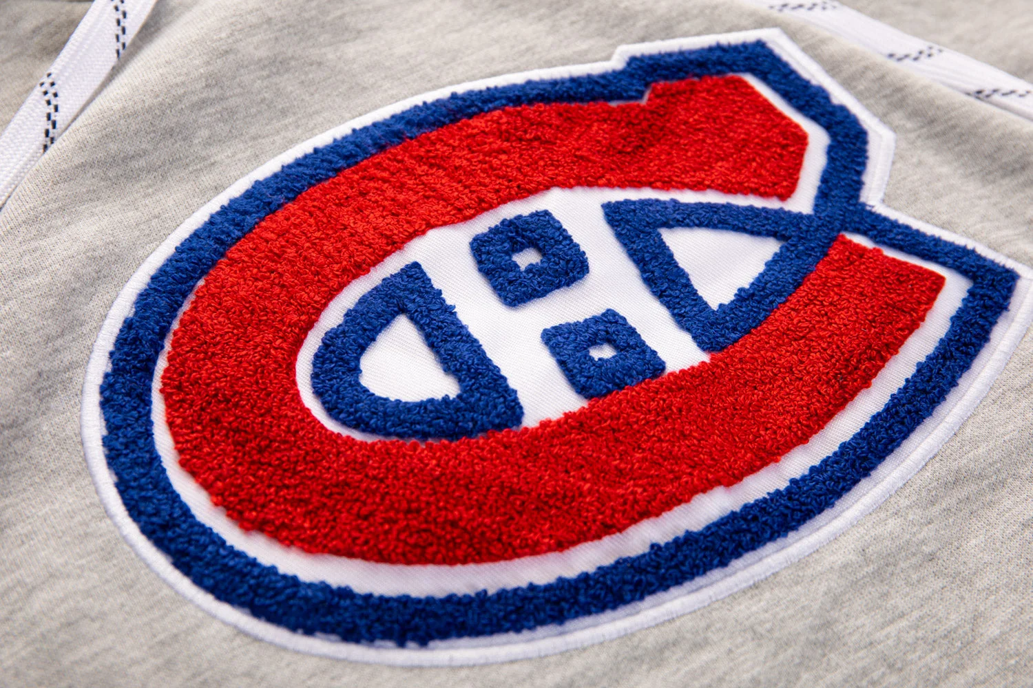 Montreal Canadiens "Muskoka Style" Premium Chenille Woven Logo Hoodie - Image 4