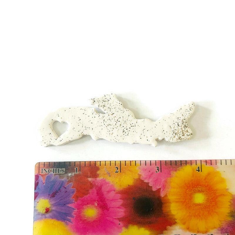 New Brunswick Fridge Magnet Handmade from Clay & Beach Sand - Image 15