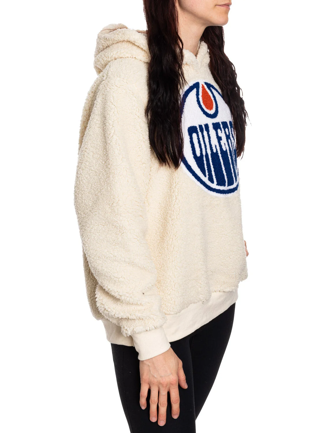 NHL Edmonton Oilers Ladies Sherpa Hoodie - Image 2