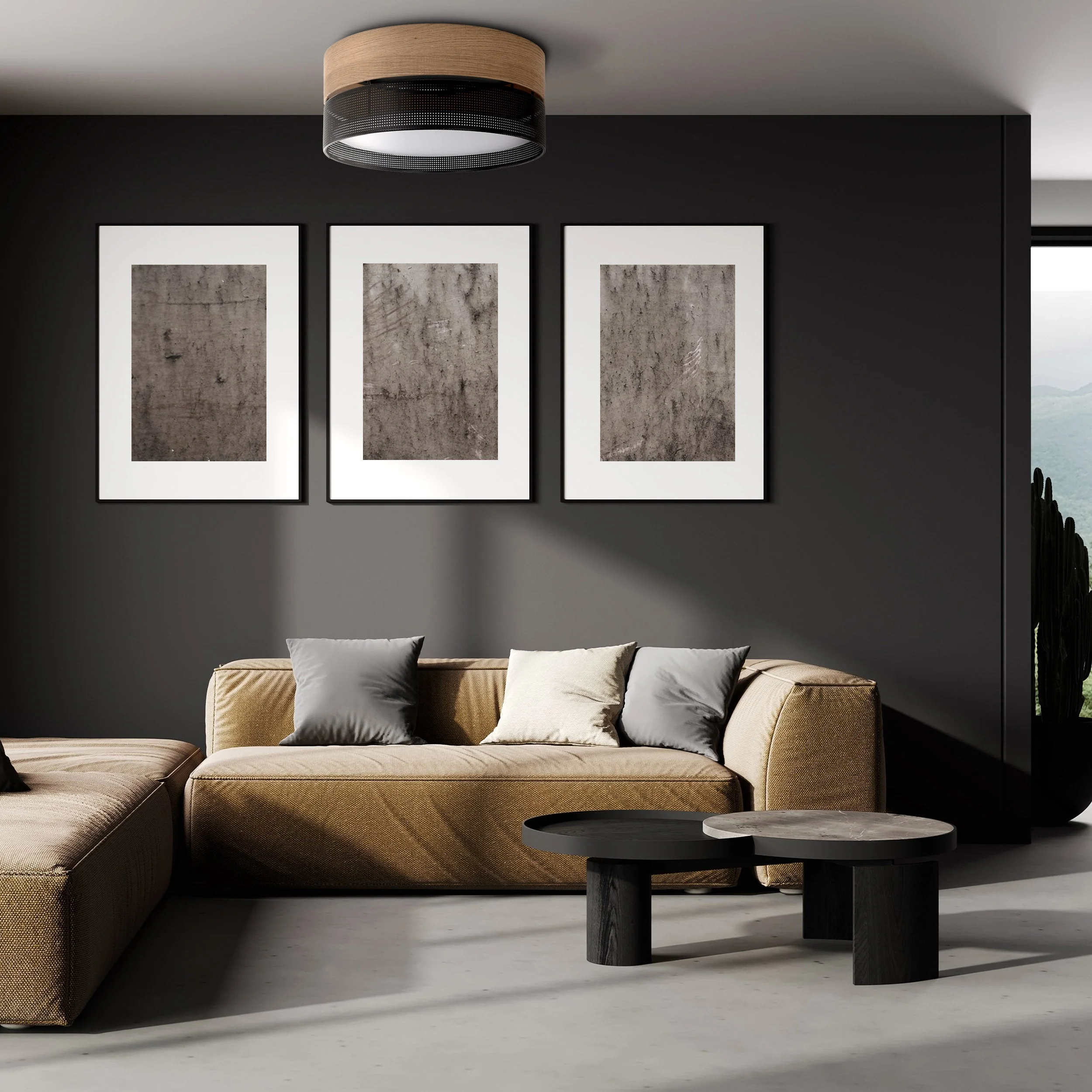 NICOL Scandinavian Flush Mount Ceiling Light for Hallway, Bedroom & Kitchen - Image 8