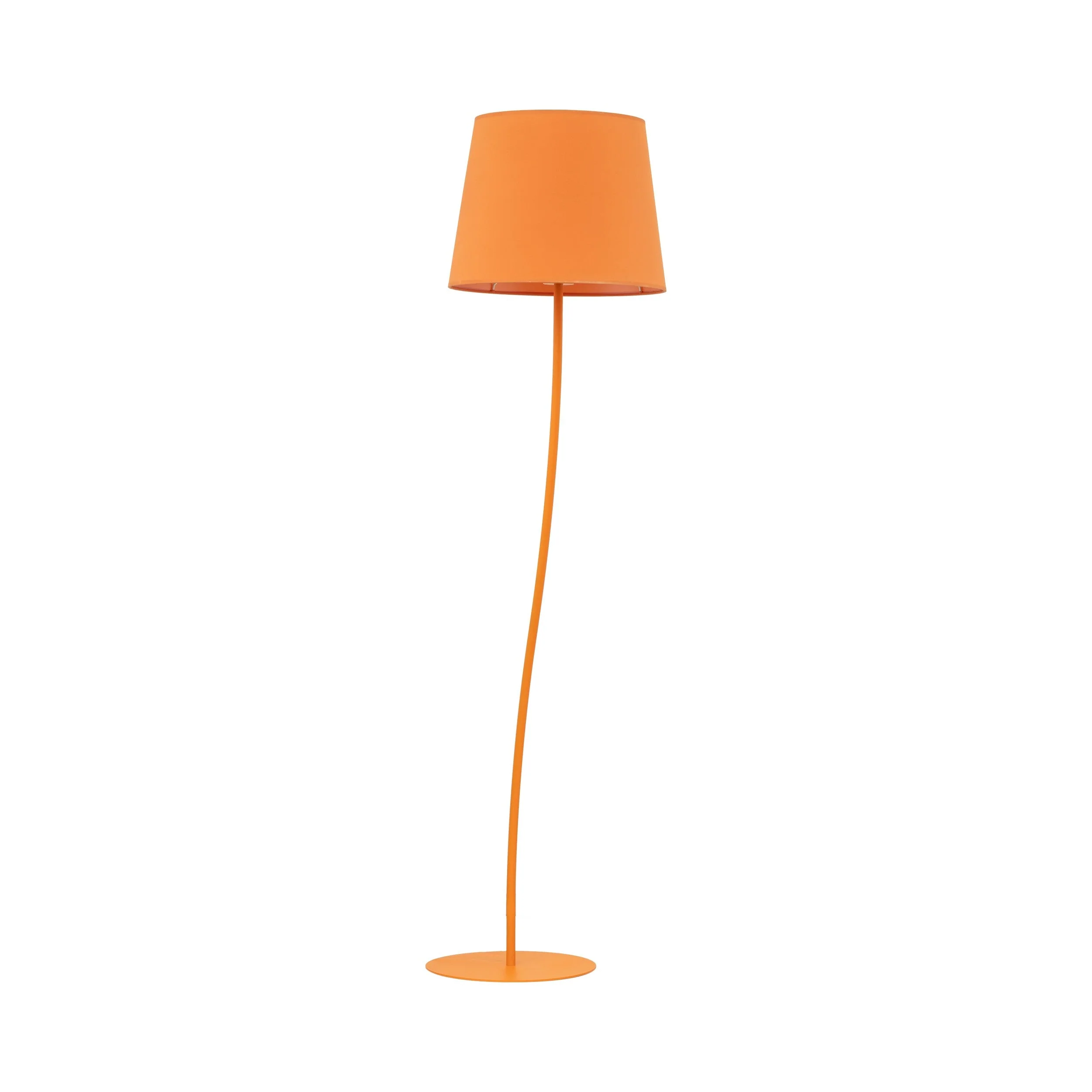 NICOLA Orange Mid-Century Modern Floor Lamp for Living Room, Bedroom & Office – Retro Minimalist Lighting - Image 2
