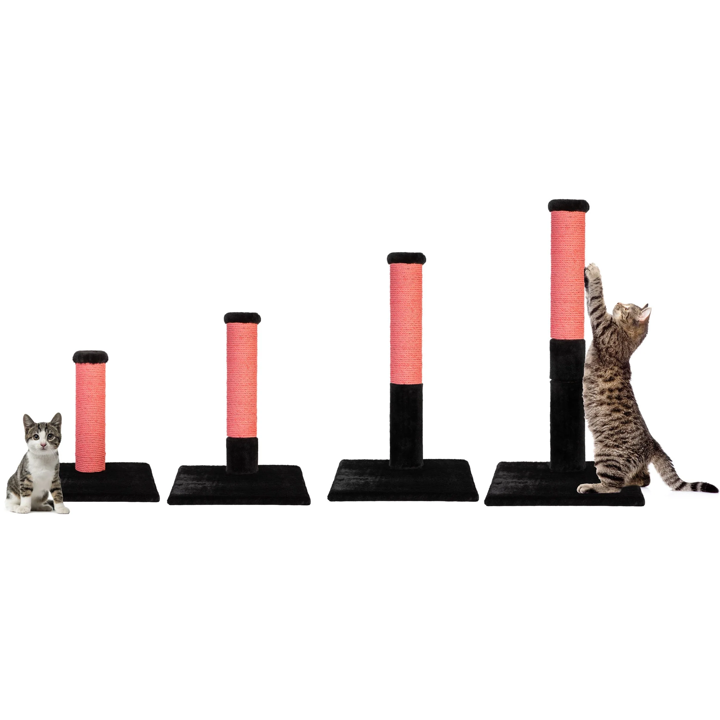 Noba Evolution - 4 in 1 Scratching post - Black Faux Fur - Image 5
