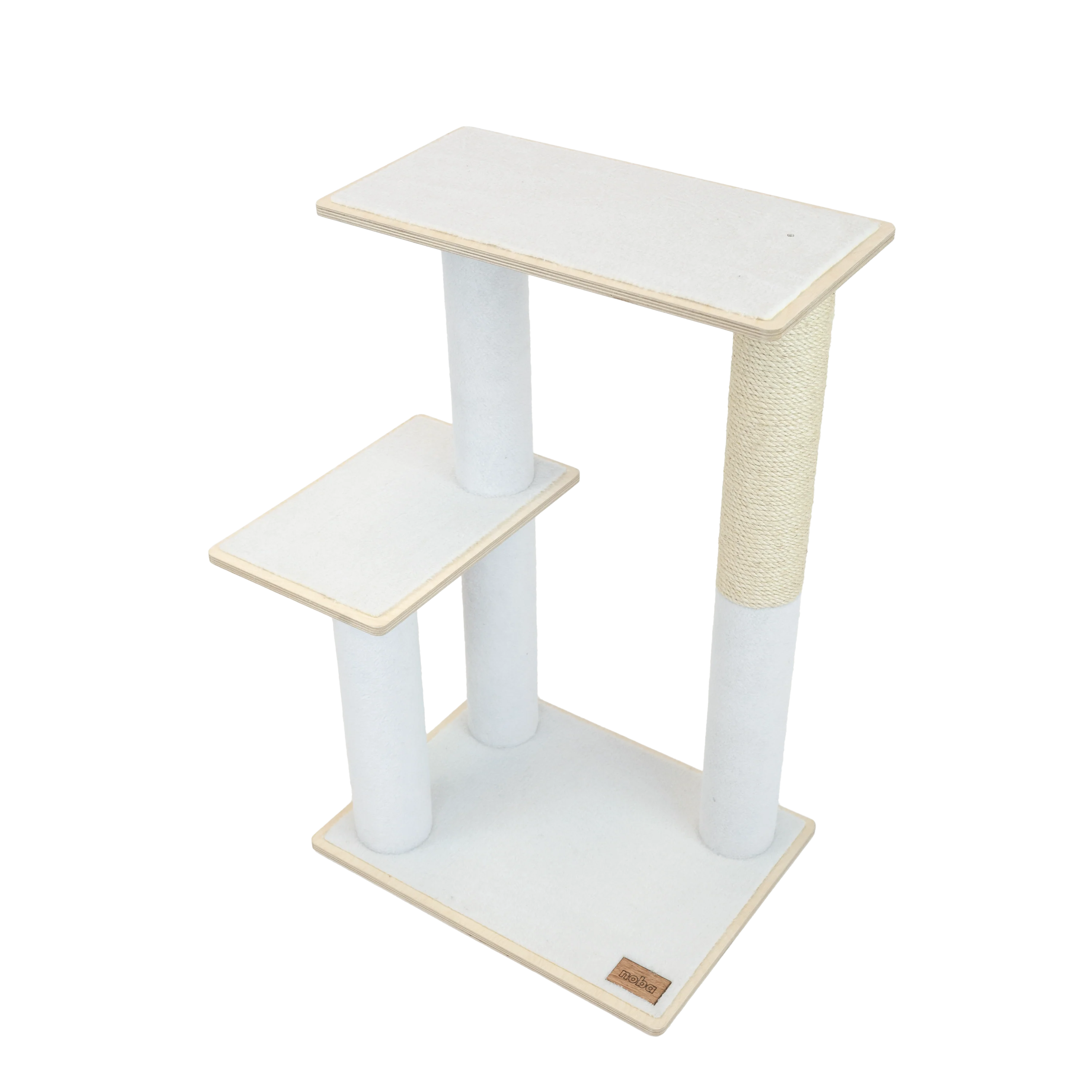 Noba Modern Plywood 2-Level Cat Tree - Image 5