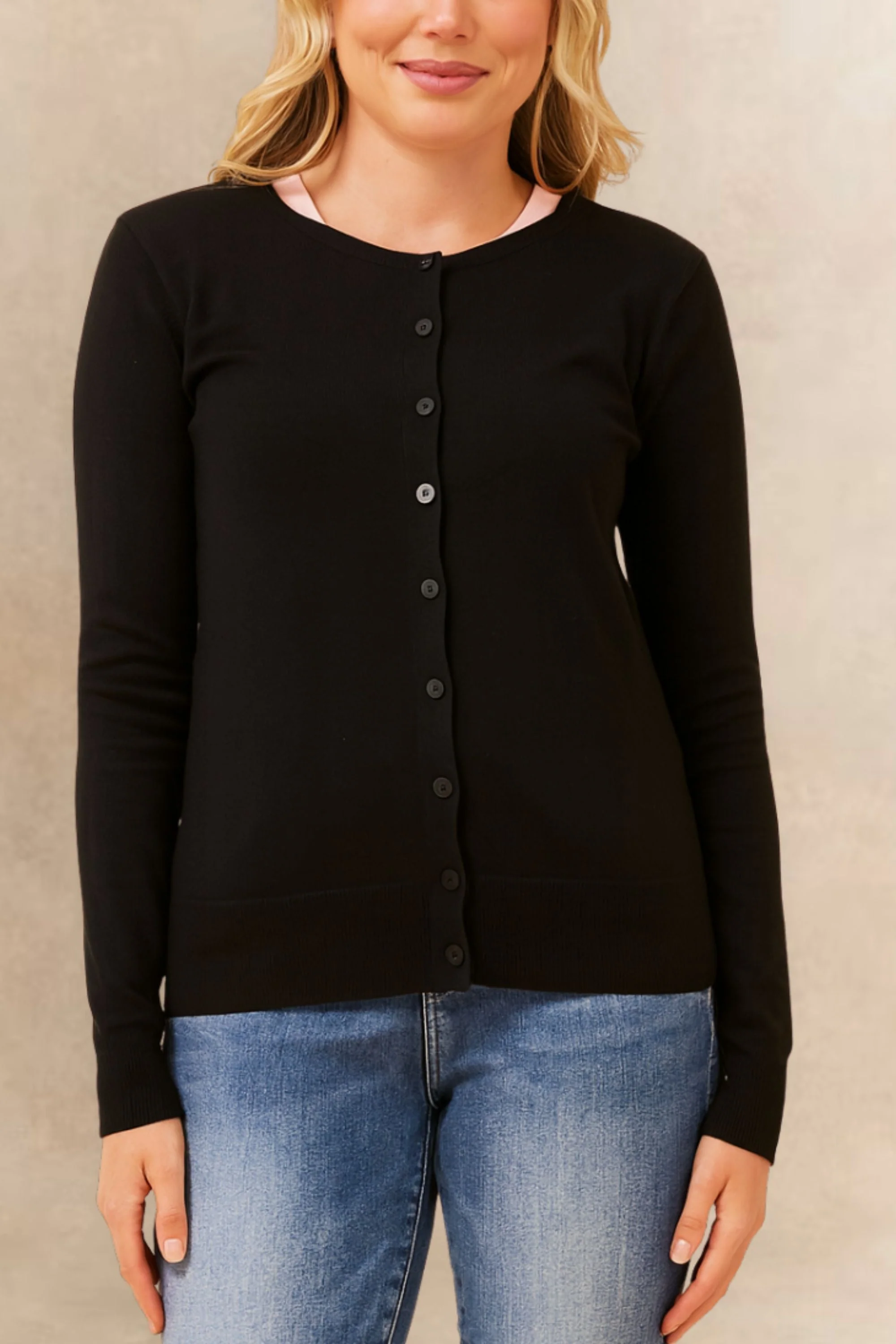 Noelle Lightweight Button-Front Cardigan - Image 9