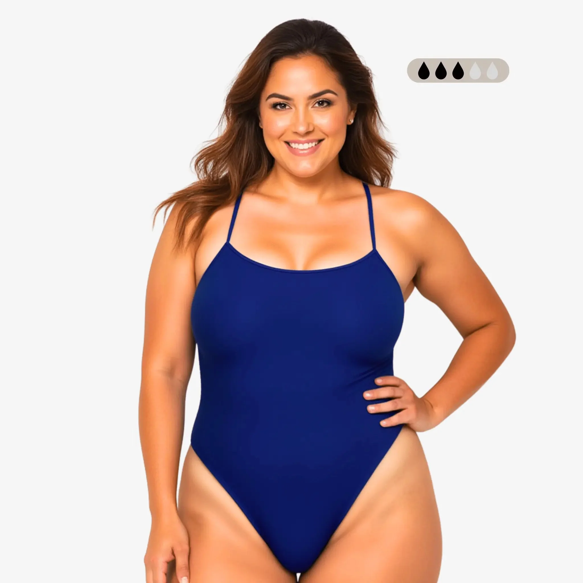 SecureFlo Cobalt Tie-Back One Piece Period Swimsuit by Norca - Image 6