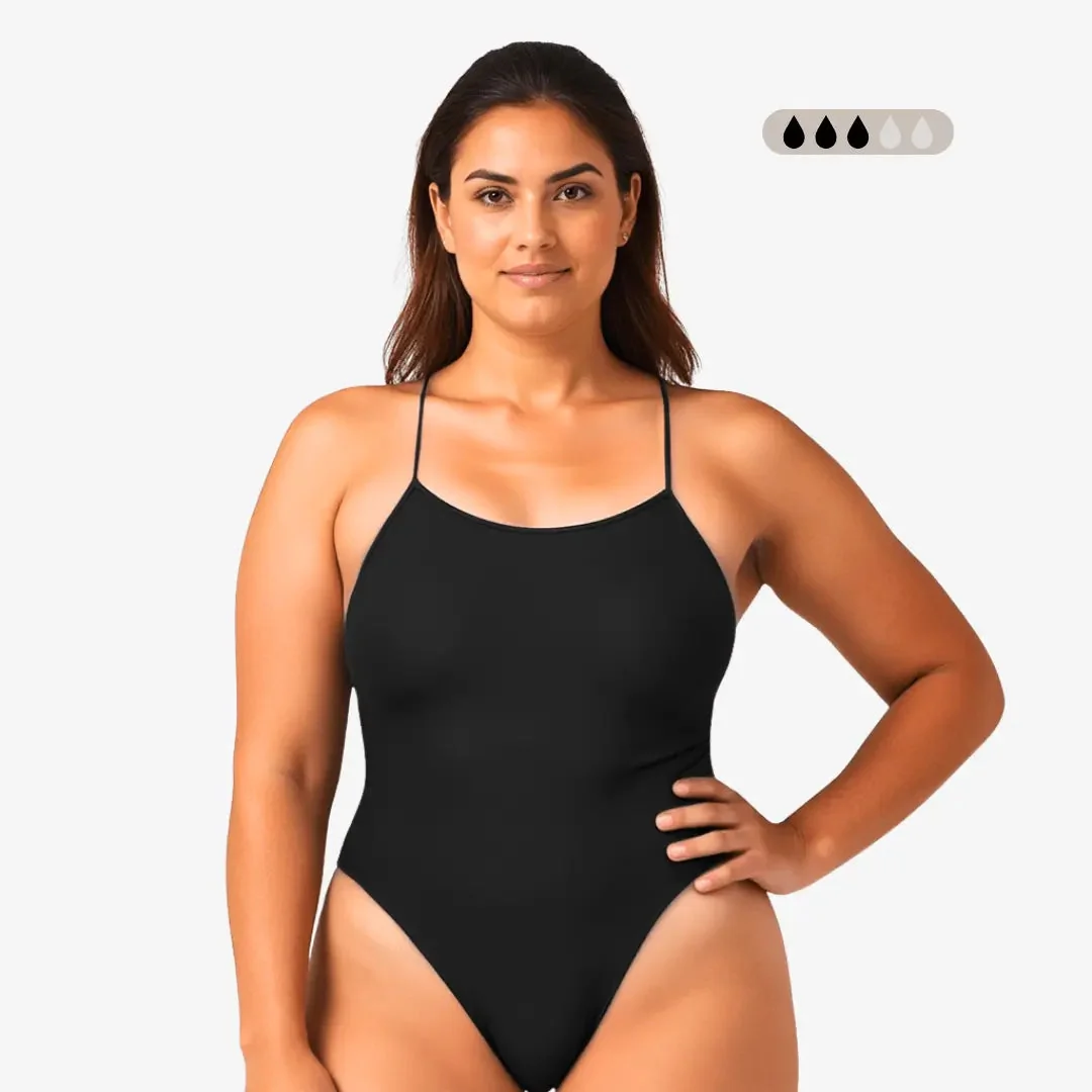 SecureFlo Onyx Tie-Back One Piece Period Swimsuit by Norca - Image 6
