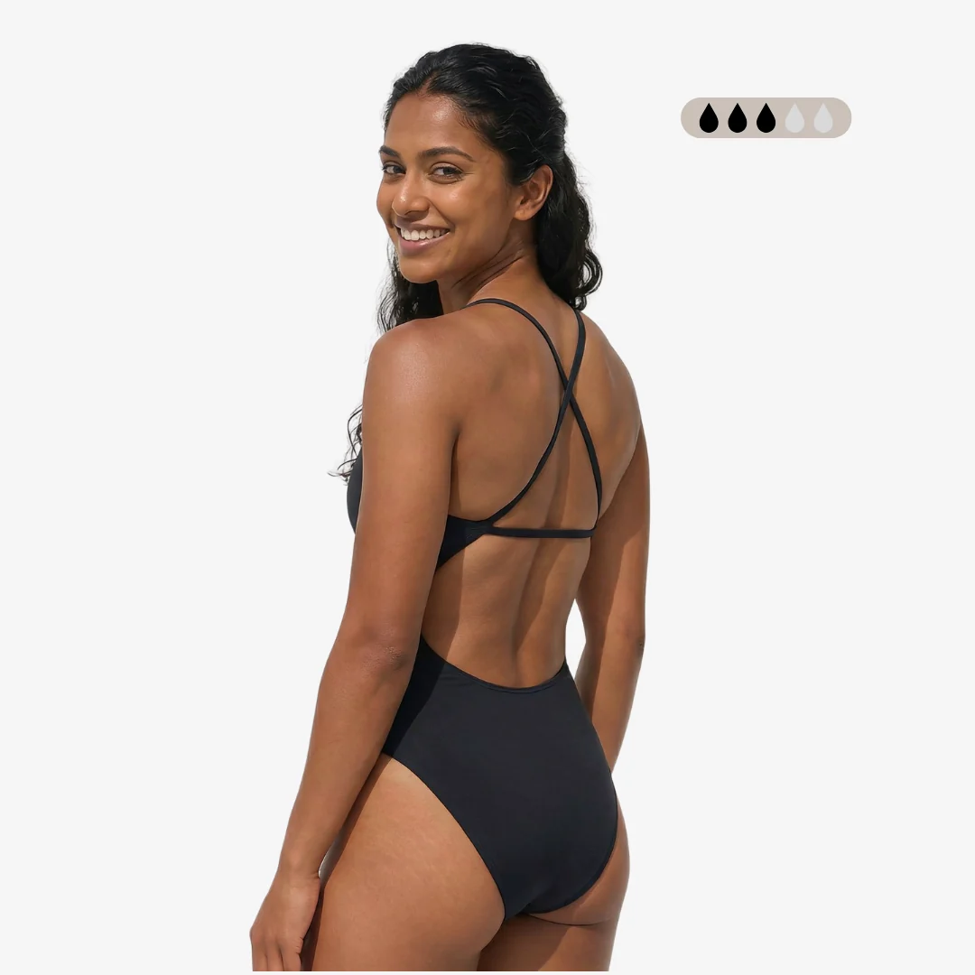 SecureFlo Onyx X-Back Period Training Swimsuit by Norca - Image 6