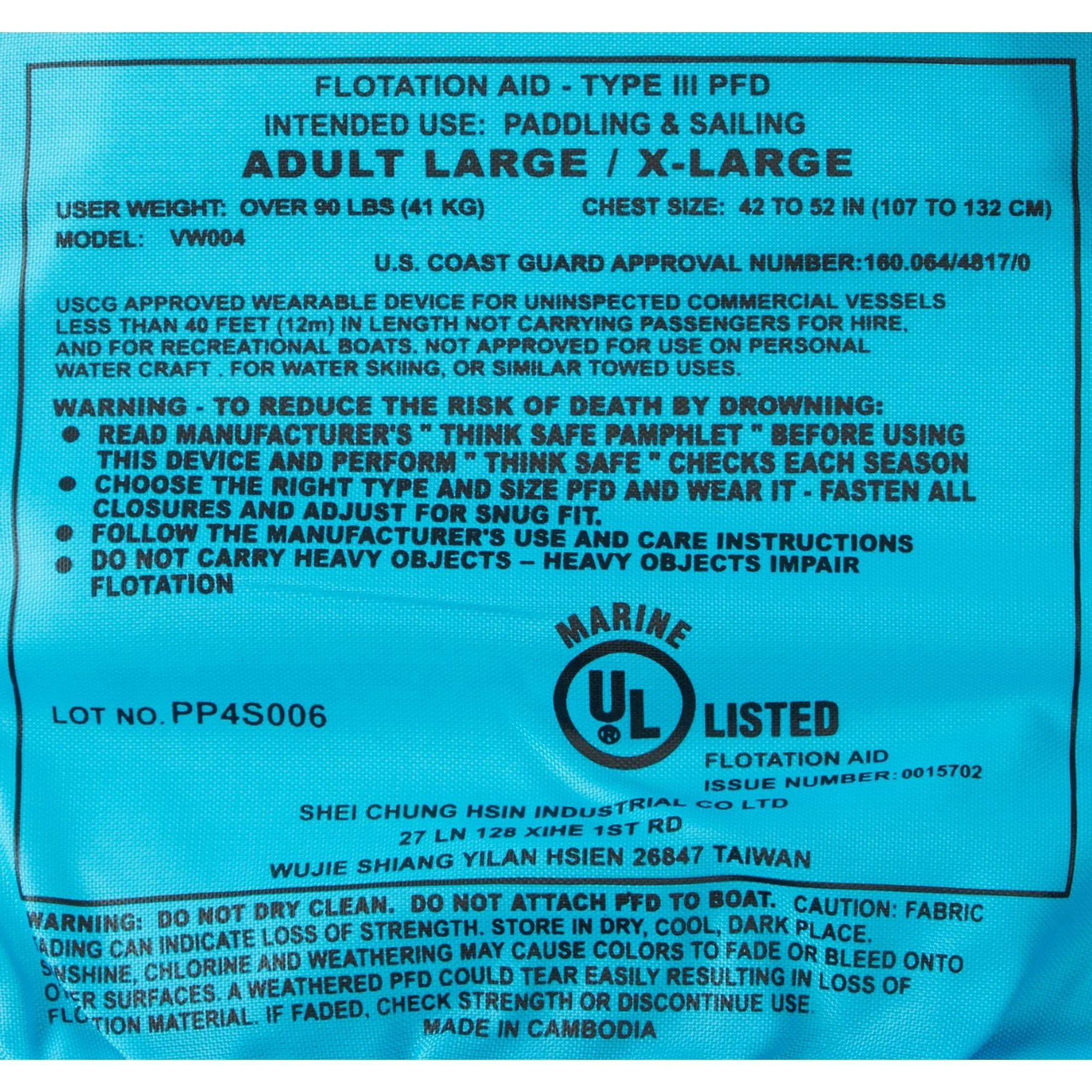 NRS Unisex Vapor PFD's - Image 10