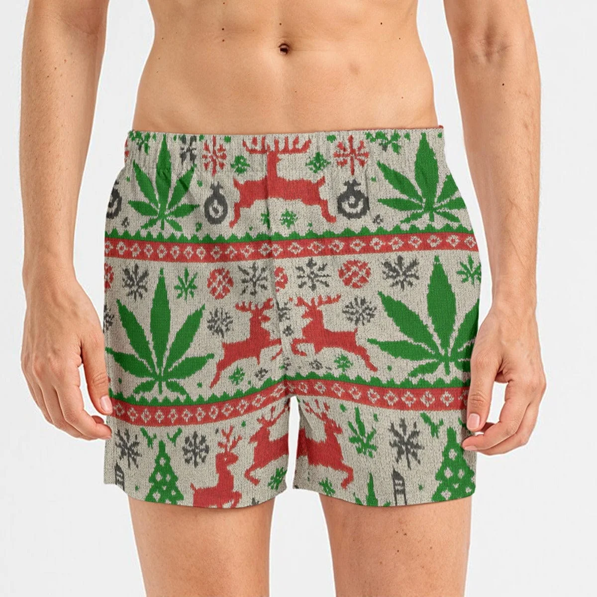 OG Xmas Boxer Briefs|115GSM Cotton poplin - Image 2