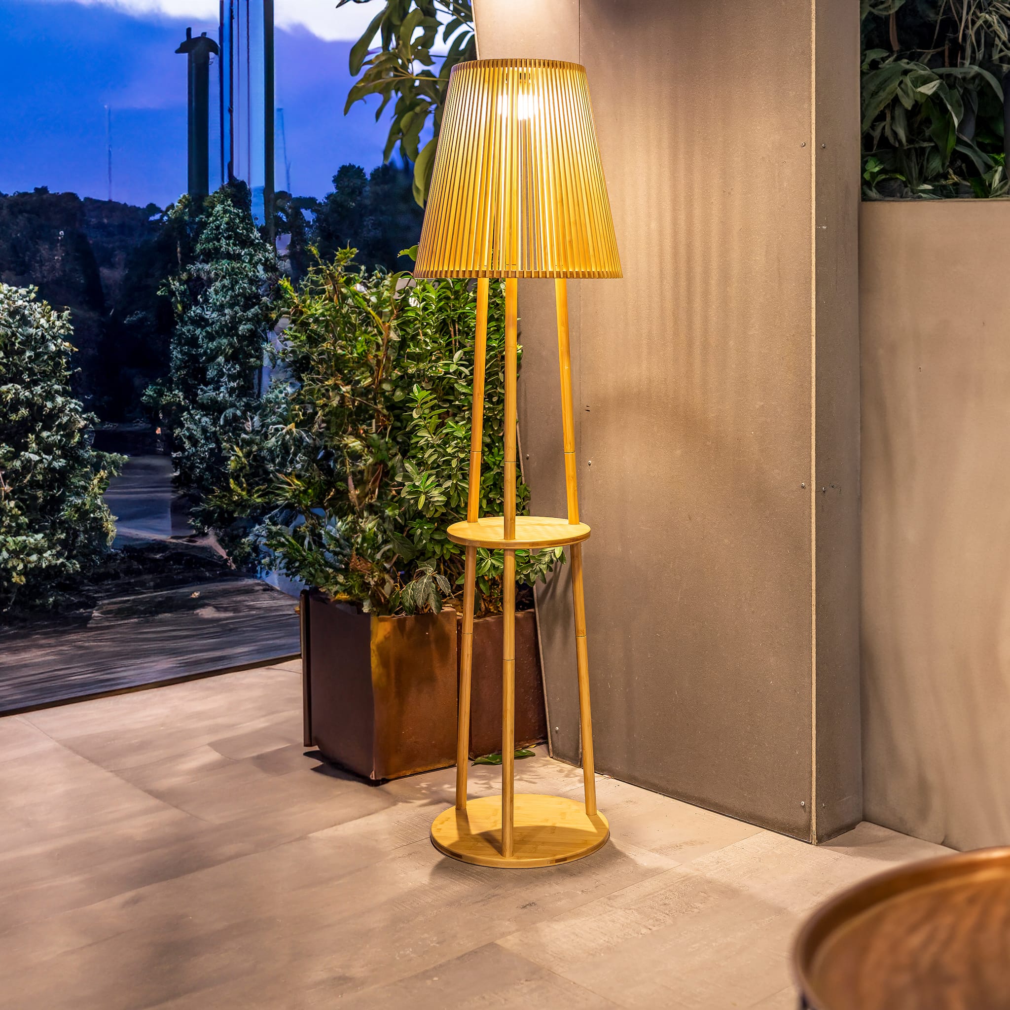 Okinawa<br> Solar-charged Floor Lamp - Image 2