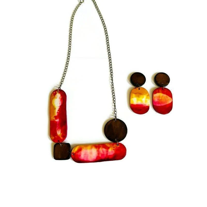 Ombre Statement Earrings for Fall - Image 3