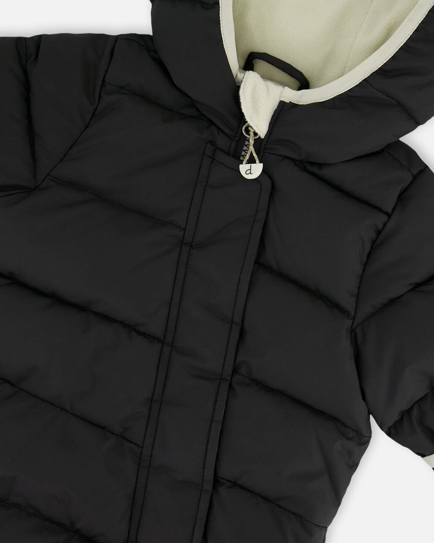 One-Piece Baby Cloud Compressible Snowsuit Designed For Car Seat Black - Image 4