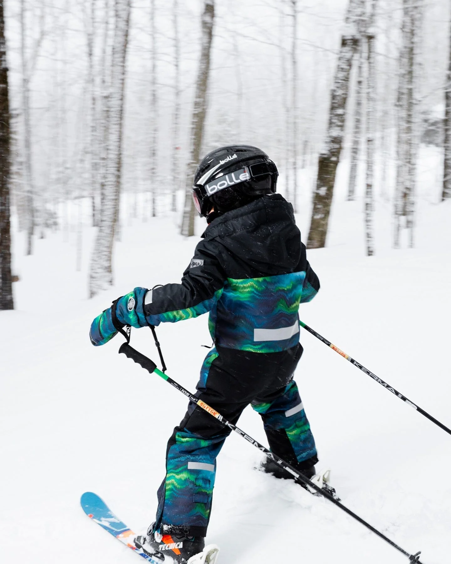 One-Piece Teknik Snowsuit Aurora Borealis - Image 3