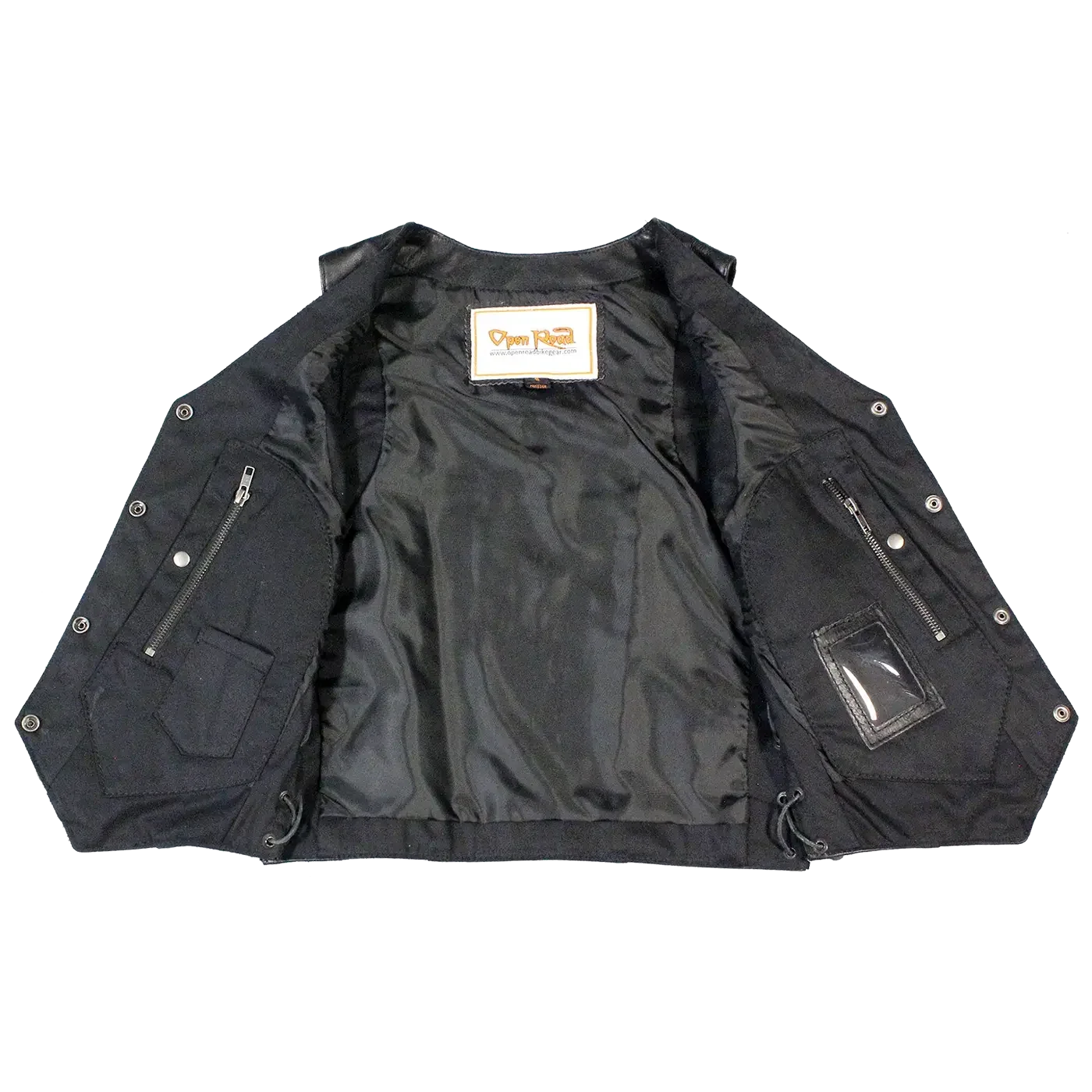 Open Road Women's Leather Vest - Image 4