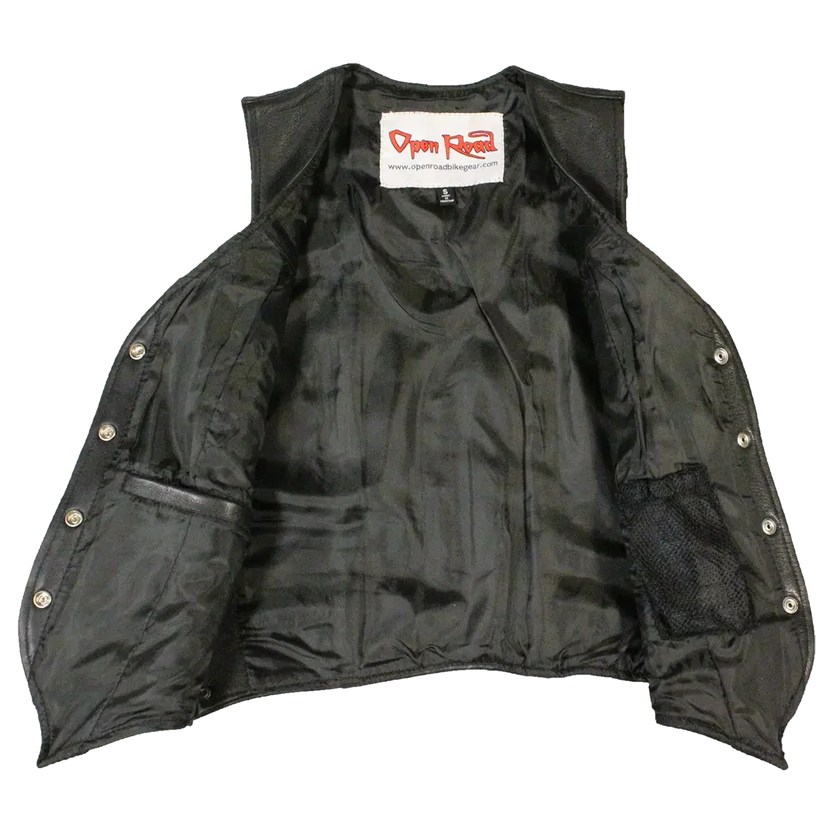 Open Road Women's Western Style Leather Vest - Image 7