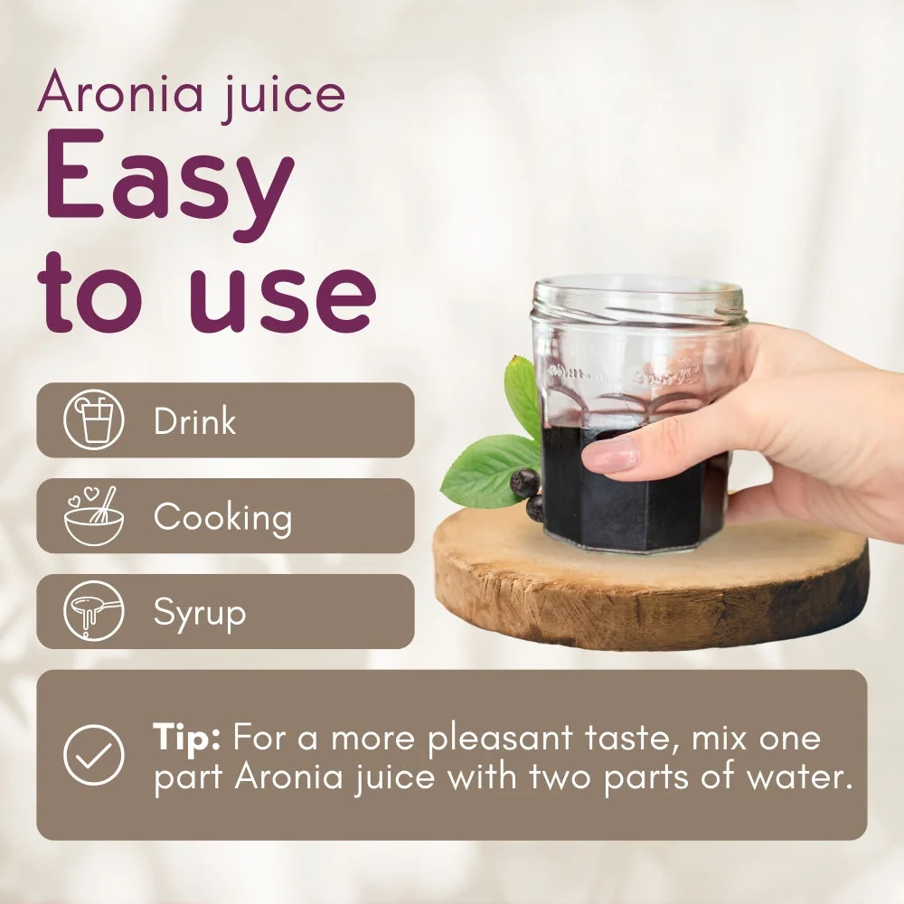 Organic Aronia Berry Juice 101.4 fl oz (3 Litre) Box | Not from Concentrate - Image 5